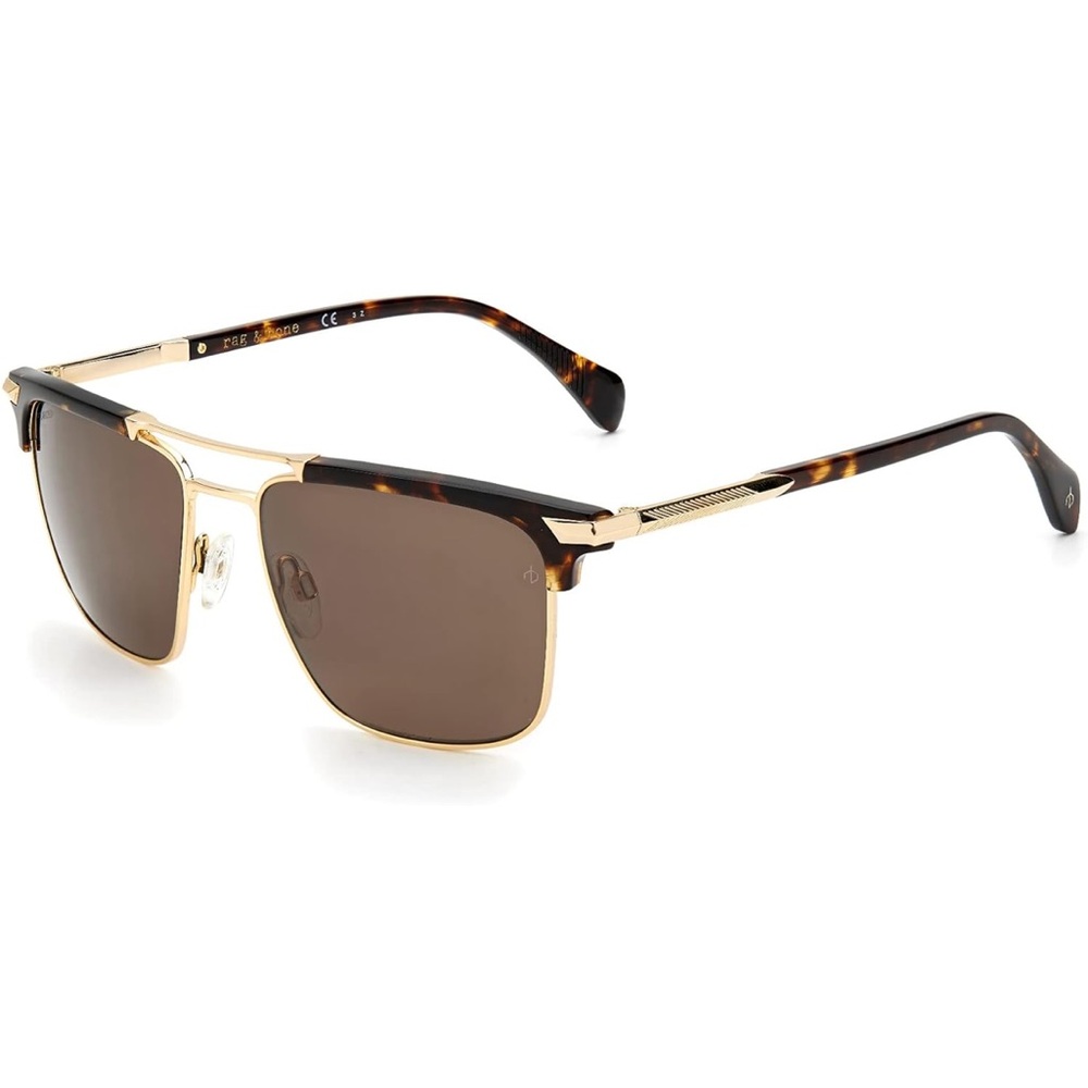 EUC Rag & Bone 5032/G/S Sunglasses - Brown Havana Gold Bronze 55mm